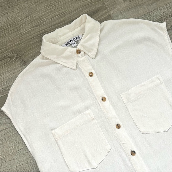 Walter Baker, White Sleeveless Top_XS - Picture 5 of 8